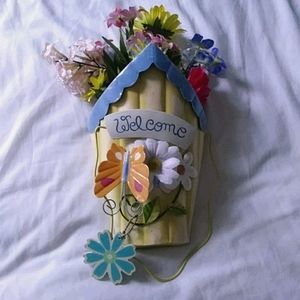 Avon Floral Welcome Sign Wall Art